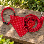 Marin Rouge – Collier, Bandana & Laisse