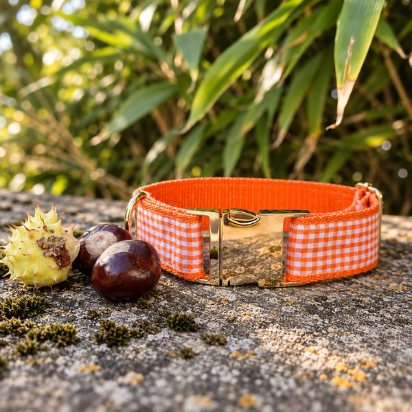 Collier Citrouille – Fait main