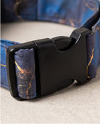 Collier Galaxy Bleu et Doré
