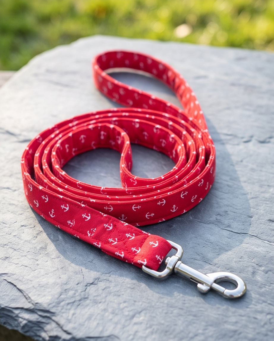 Marin Rouge – Collier, Bandana & Laisse
